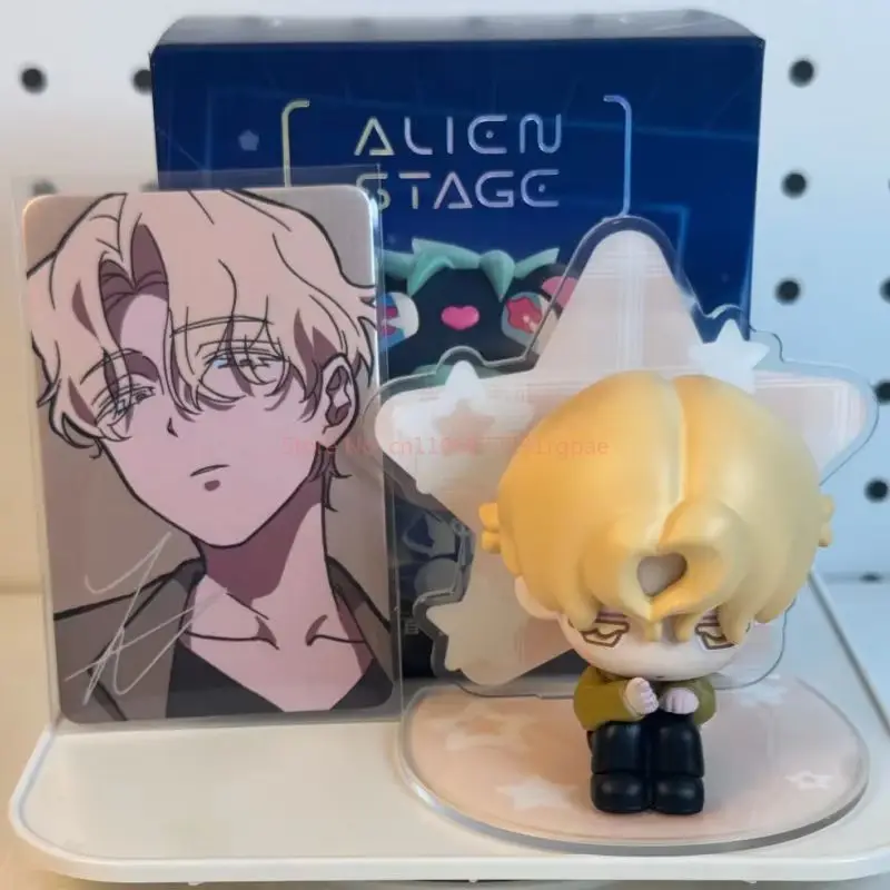 Spot alienígena palco caixa cega mizi seu ivan até luka hyuna alienígena série de palco anime figura caixa mistério decoração desktop brinquedo presente
