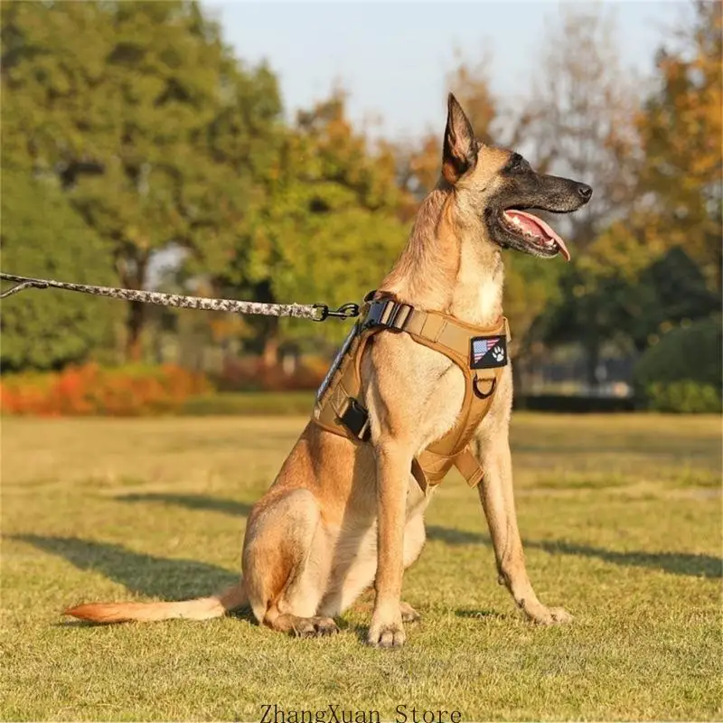 Verstellbare taktische Hundegeschirre, taktische Trainingswesten für Haustiere, strapazierfähig, 3 x – Detail 3