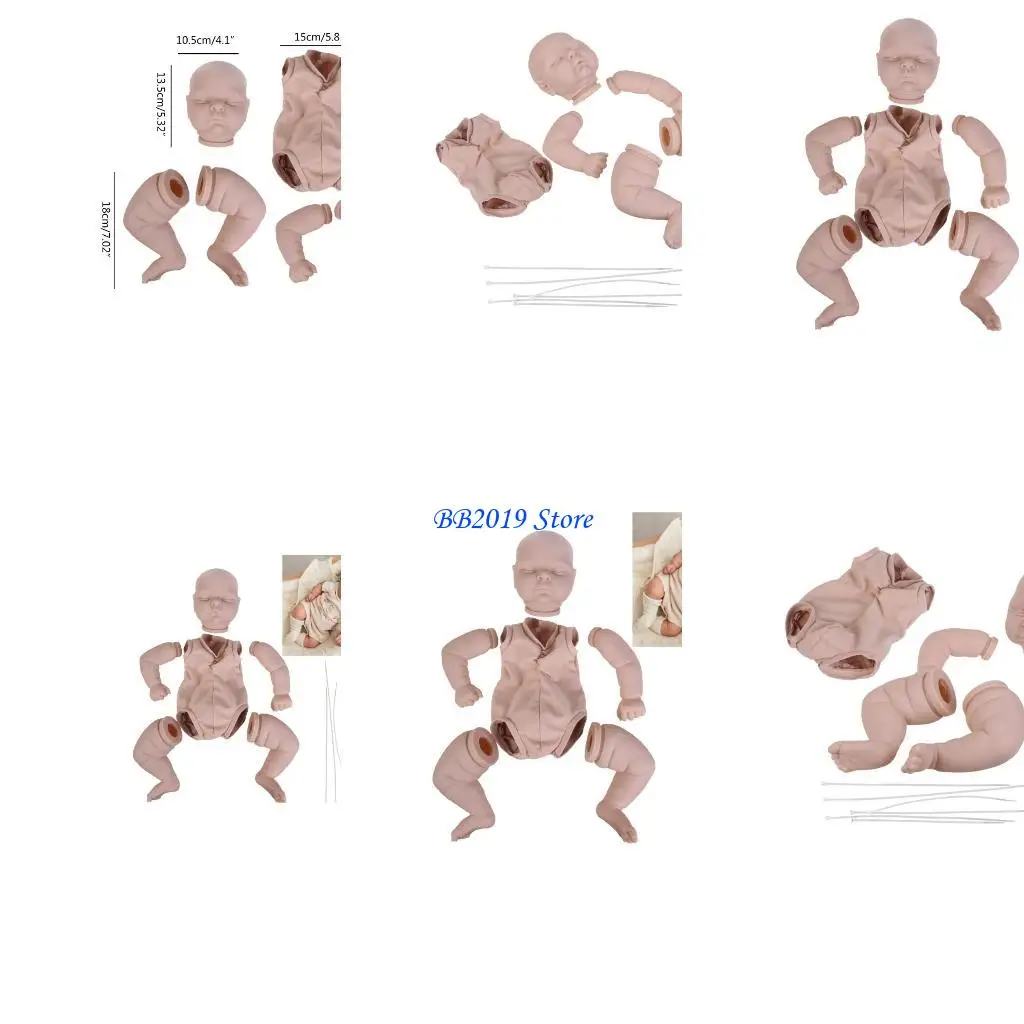 

Q0KB 21 "младенец для набора плесени куклы незаконченные аксессуары для новорожденных для новорожденных