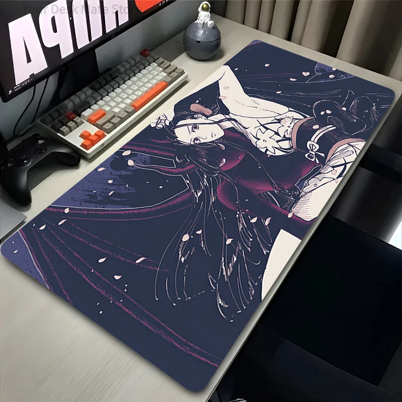Anime Computer-Mauspad O-one P-piece Nico Robin Gamer xxl Mauspads Gaming-Mauspad Weiches Schreibtisch-Mauspad Tastatur-Mauspad