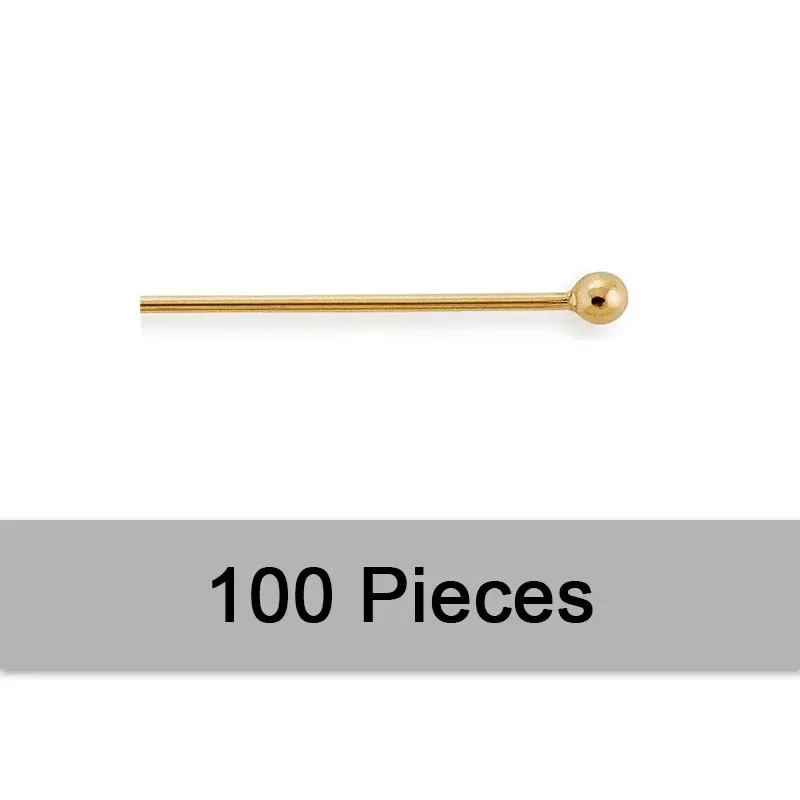 14K Gold Filled Nietstiften Naalden Voor Diy Earring Maken Sieraden Bevindingen
