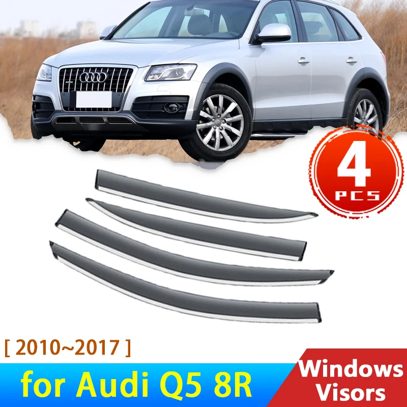 

Deflectors for Audi Q5 8R 2010~2017 2015 2013 Accessories Car Side Windows Visors Rain Eyebrow Guards Sun Visor Smoke Protective