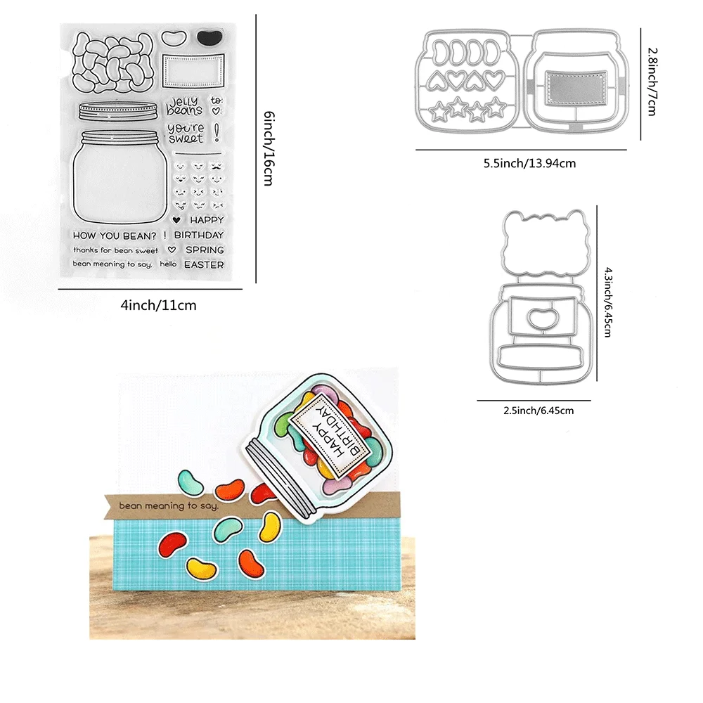 Let's Toast; Get Well Soon Bundles Clear Stamps And Metal Cutting Dies For DIY Craft Making Card Scrapbooking Decoration