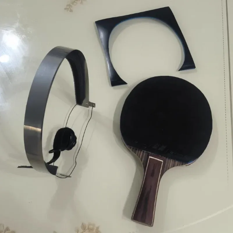 Tagliatrice di gomma da ping pongForbici da taglio in gomma per mazza da ping pong di forma rotonda, facile da usare