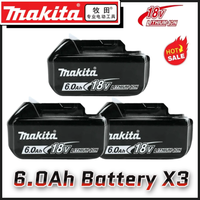 100% Original 18V Makita Battery Rechargeable Lithium-ion Battery For Makita  BL1850 BL1860 BL1830 LXT400 Power Tools