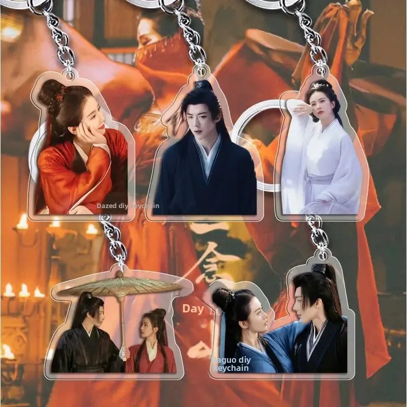 المفاتيح حقيبة مدرسية قلادة ليو شيشي ليو يونينغ حقيبة الكتب الديكور مفاتيح سحر عشوائي للجنسين الإكسسوارات