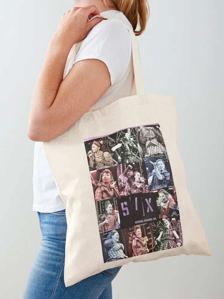 

SIX the musical West End cast 22/23- Tote Bag sacs de shopping bags woman 2025 bags luxury women female bag