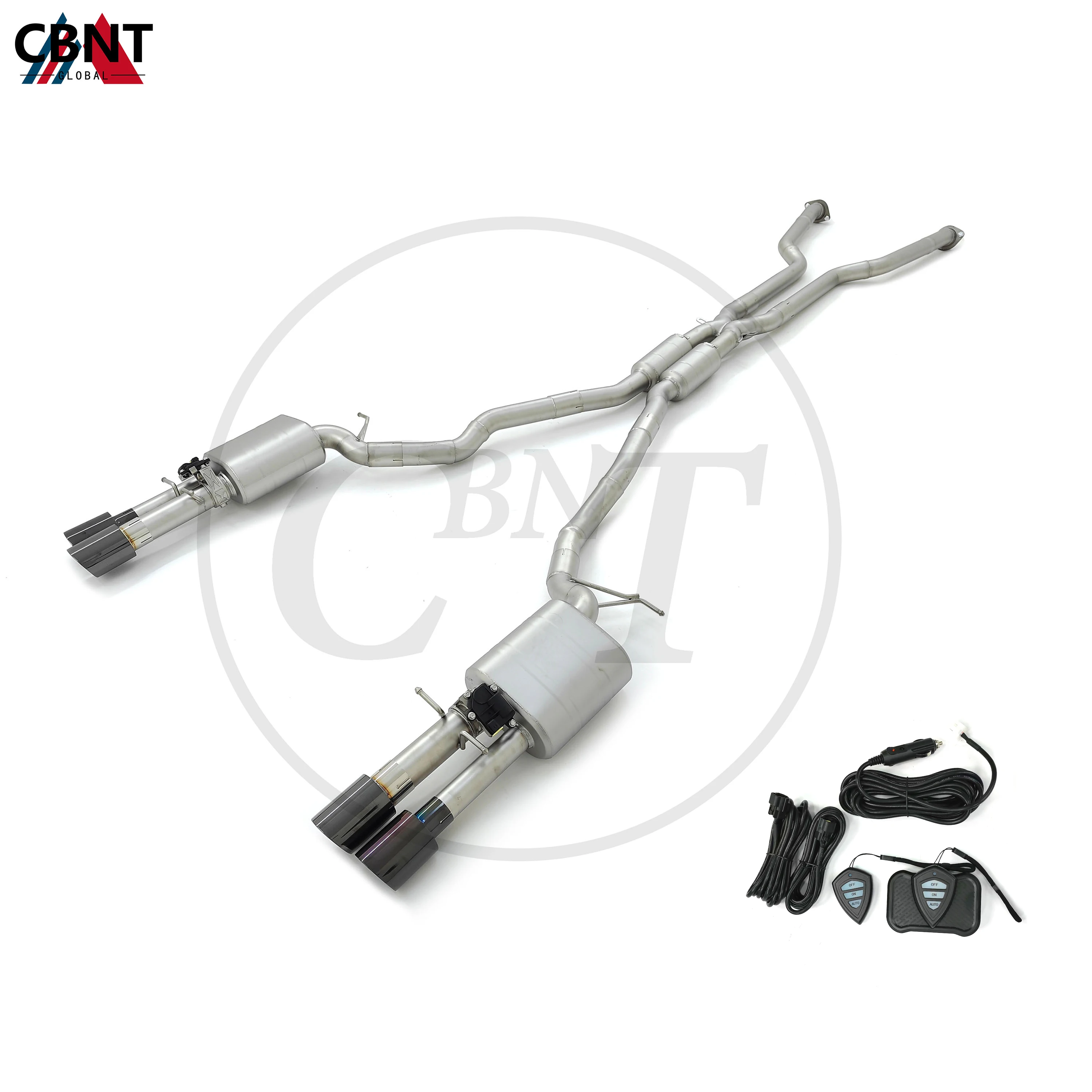 

CBNT for BMW M5 E60 M6 E63 V10 5.0L Exhaust Catback with Valve Muffler High Performance SS304 Tuning Valved Exhaust Systems