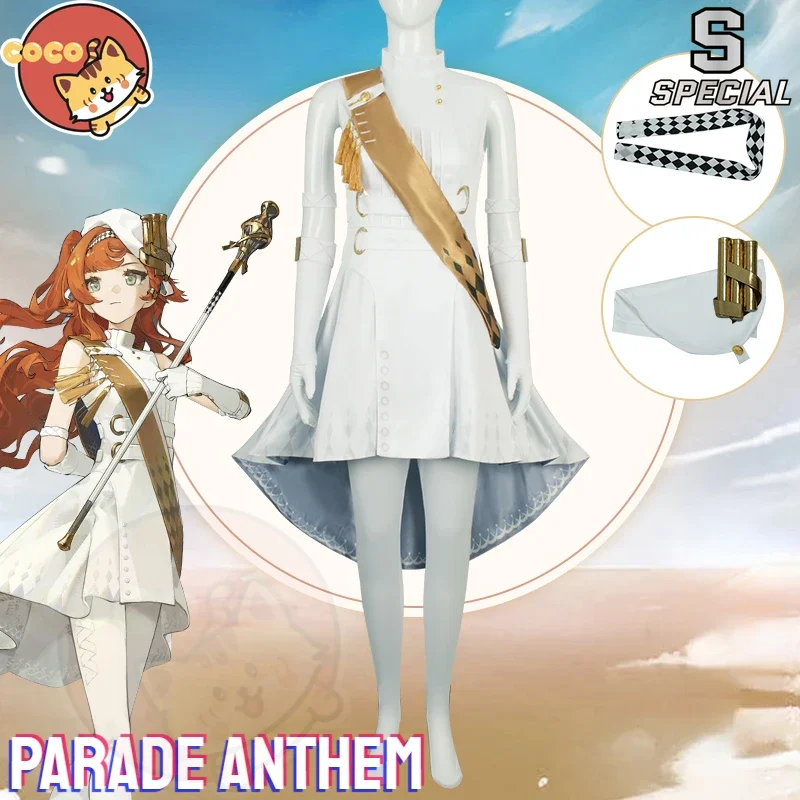 Parade Hymne Cosplay Costume, Game Reverse1999, Macetto, Team Leader, Jupe et Perruque, CoCos-S