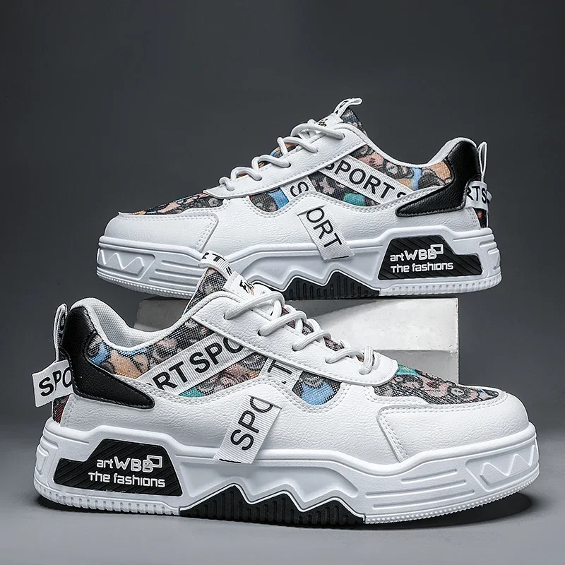 

High Quality Men's Shoes Leisure Sneakers Men Fashionable Board Shoes with Increased Breathability Trainer Men Tenis Masculino