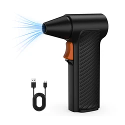 Mini Turbo Jet Fan Electric Air Duster 110000RPM Air Blower Type-C Charging with Power Display Car Computer Cleaning Blower Tool