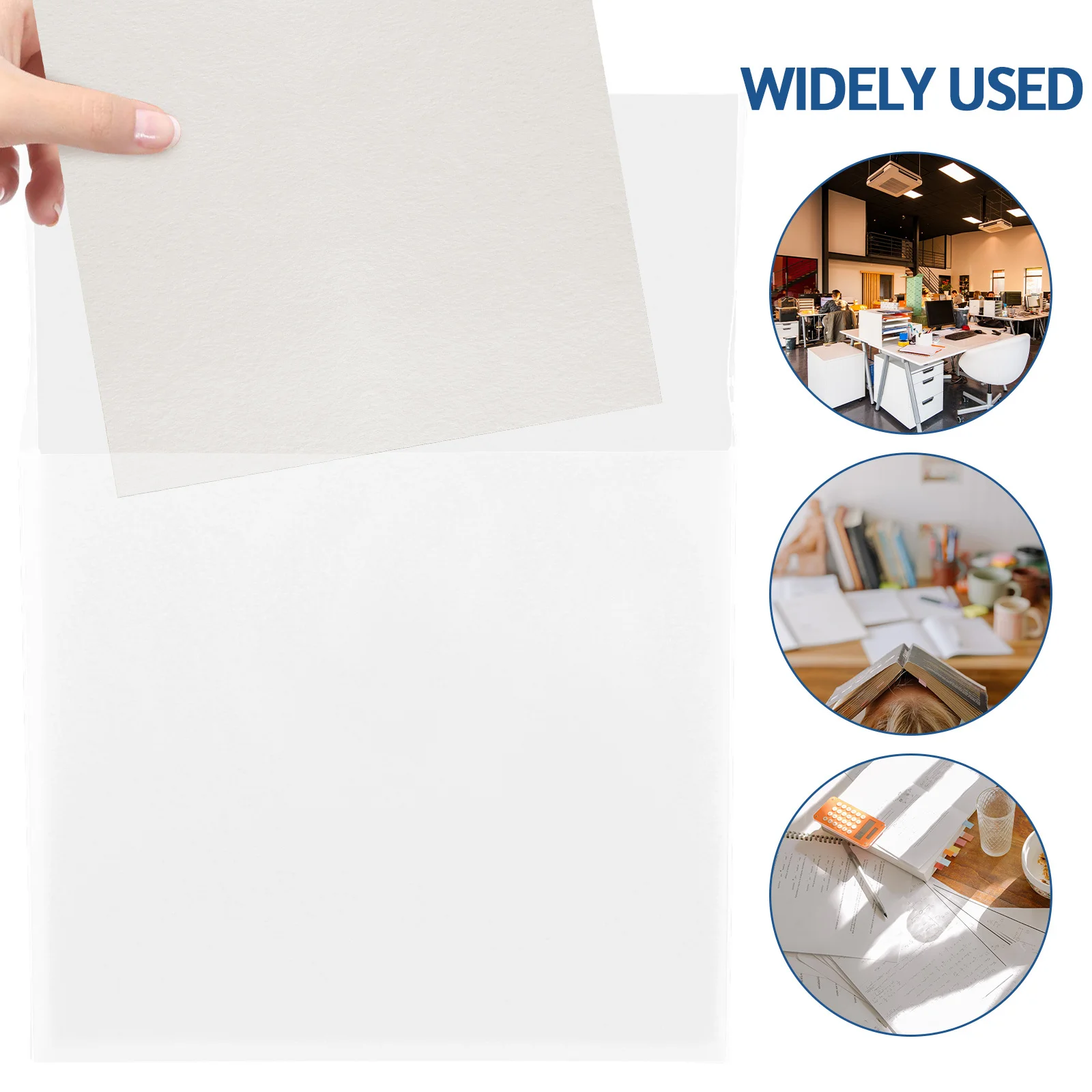 

3pcs Wall-Mounted File Storage Organizer Bag Thickened Waterproof Document Holder For Home Office Study Dorm Use Hanging File