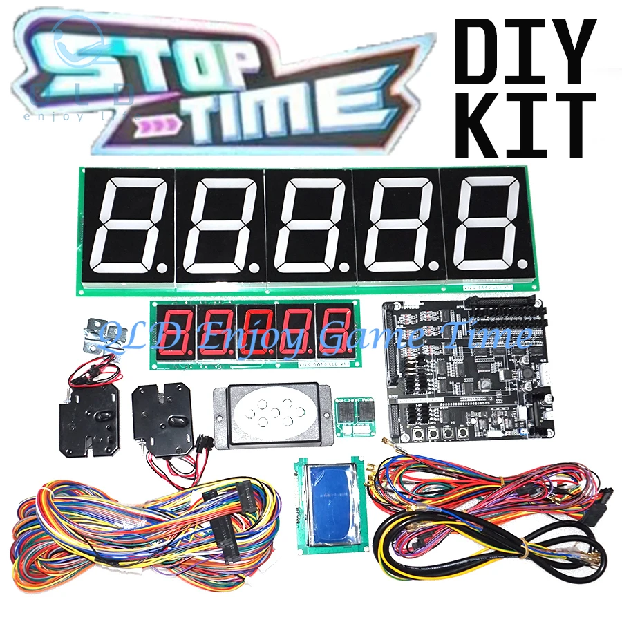 Game Console Motherboard DIY Kit for Physical Store, Traffic Attraction, Warm-up Promotion Machine,Challenge,10 Second Stop Time