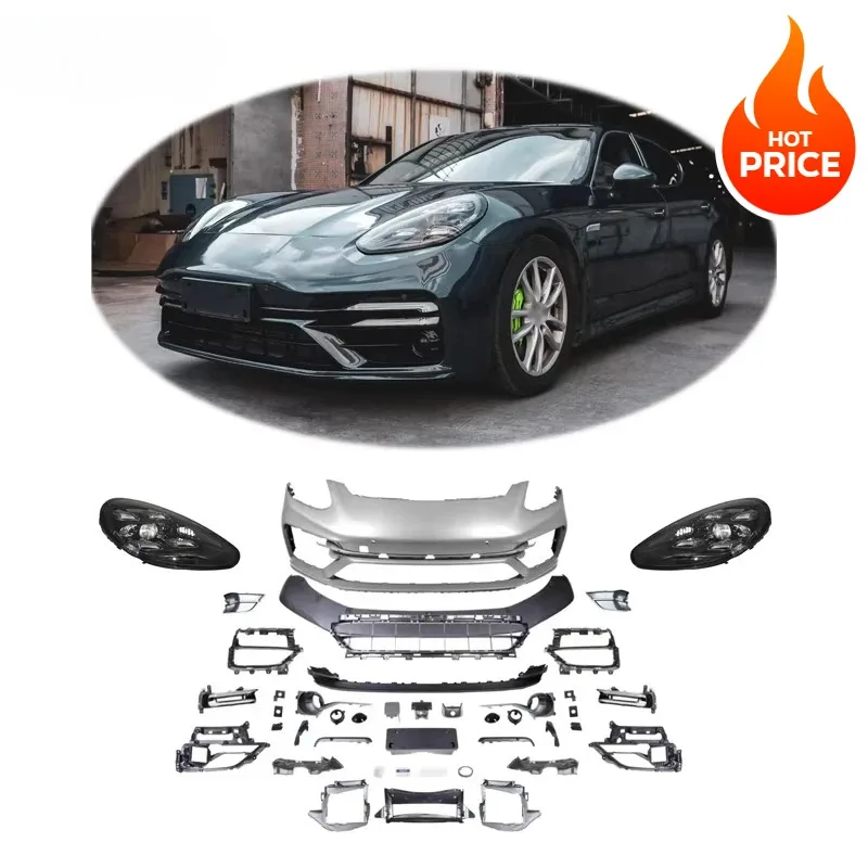 

Hot Sale! 2009 - 2016 Panamera 970/970.1/970.2 Bodykit - Upgrade to 971 Turbo Style (Bumper & Headlights)