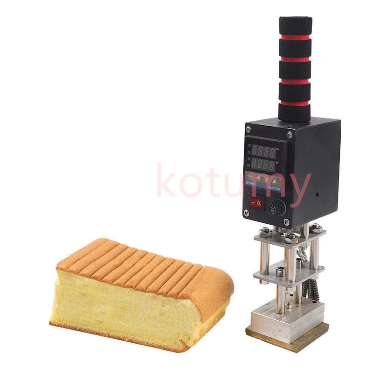 Handheld Copper Mold Hot Stamping Machine for Embossing Logo Cake Leather Embossing Wood Stamp Tool for Logo/Label Imprint