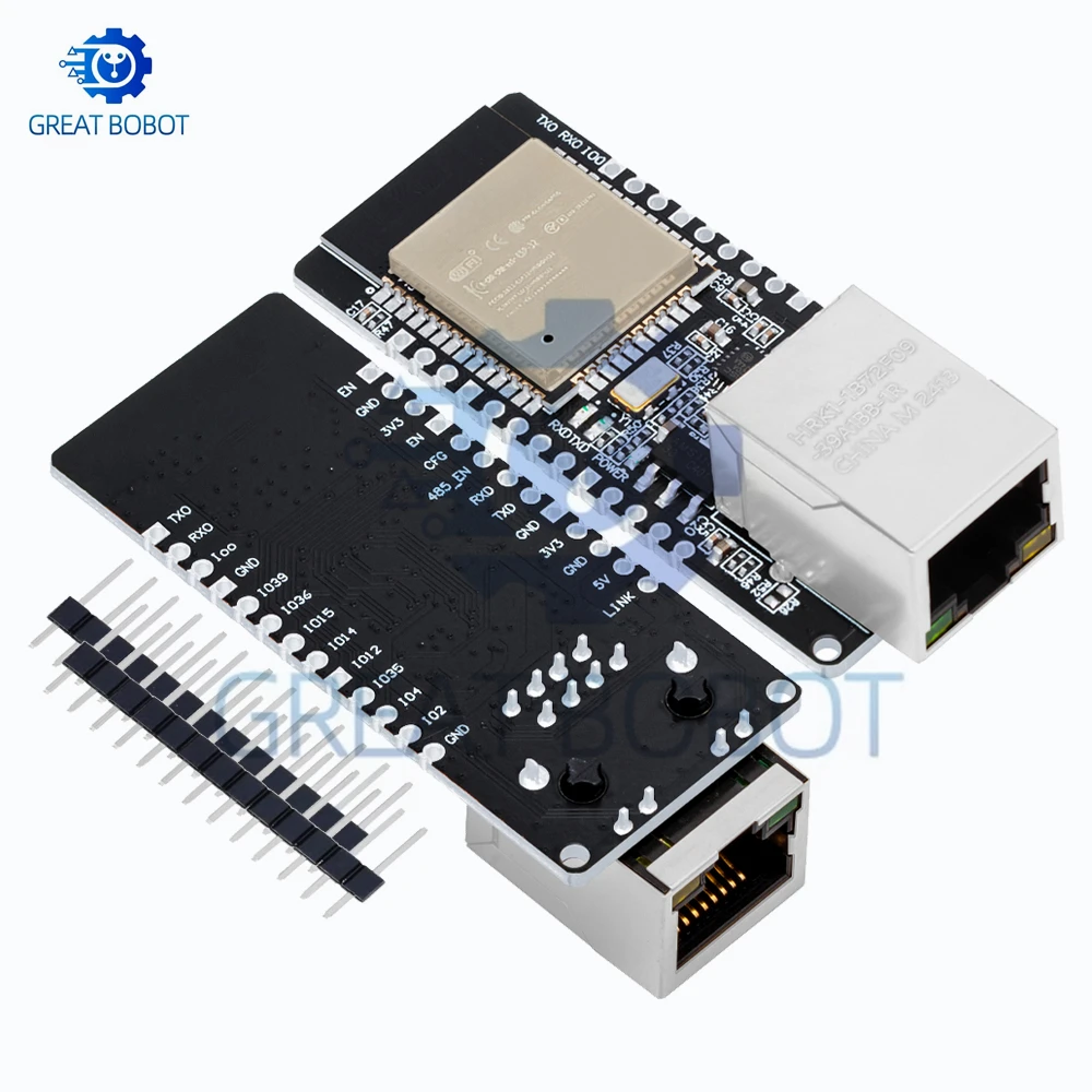 WT32-ETH01 Wbudowany port szeregowy sieci Ethernet Zgodna z Bluetooth bramka Combo WIFI MCU ESP32 Płytka modułu bezprzewodowego — zdjęcie produktu 5