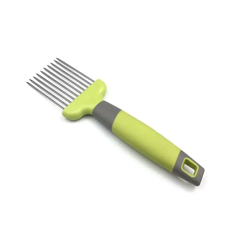 

Onion Cutter Onion Fork Kitchen Onion Needle Vegetable Slicer Small Tool Fixed Loose Meat Needle NEW