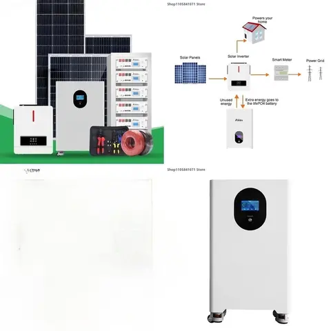 1KW-50KW Off Grid Hybrid Solar Power System Home Solar Panel Kit 3KW 5KW 10KW 15KW 20KW 30KW Complete Energy Storage