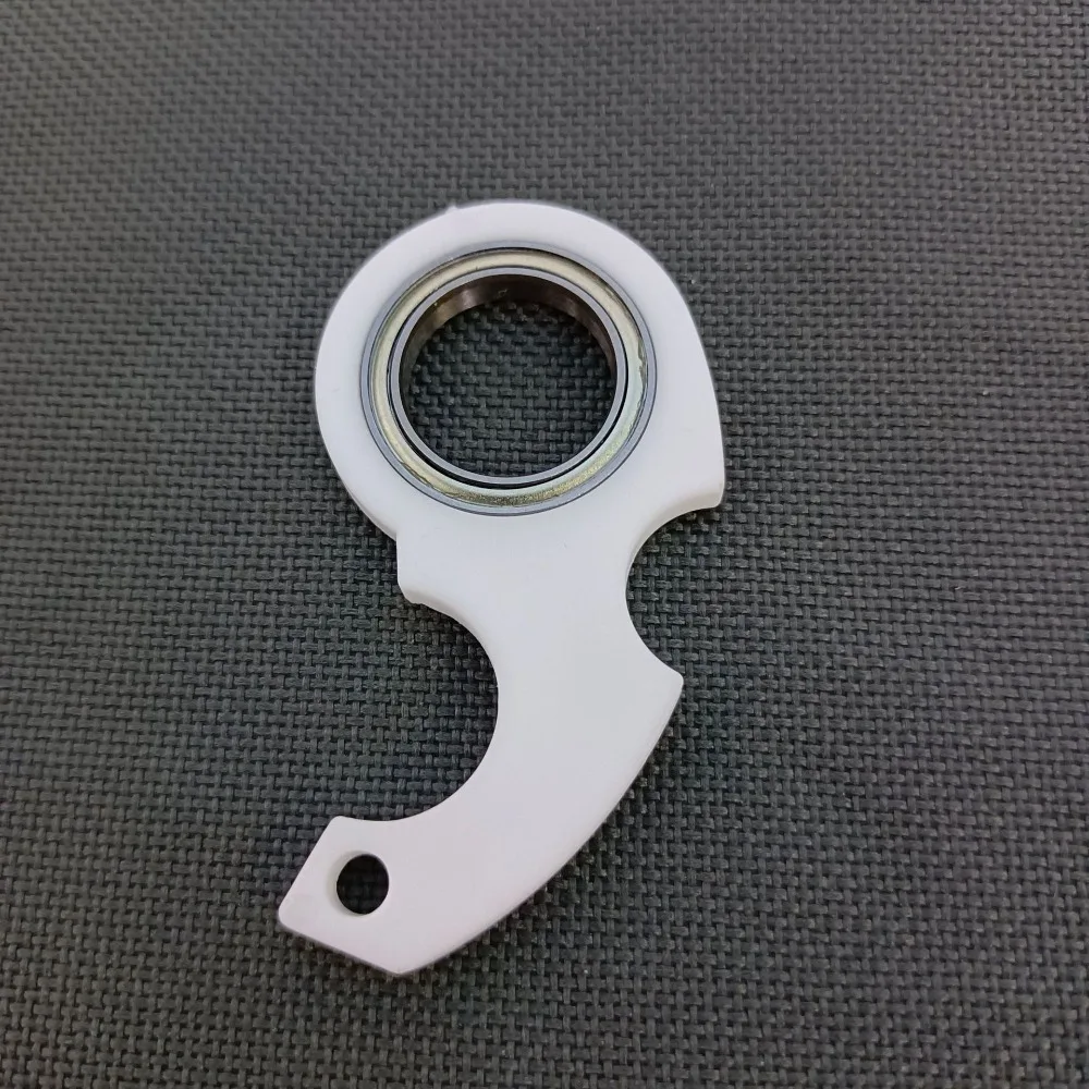 Porte-clés anti-ennui, Fidget Spinner, Noctilucent, Anti-anxiété, Rotation du bout des doigts, léger et créatif