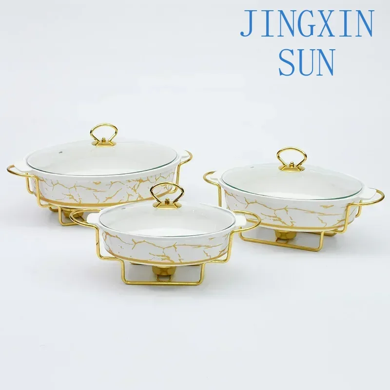 1pcs other hotel & restaurant supplies ceramics chafing dish luxury buffet food warmers