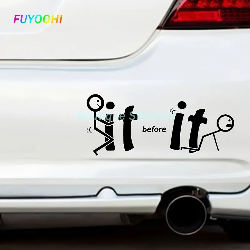 

FUYOOHI Boutique Stickers English Man IT Car Sticker, Hot Selling Car Sticker, Car Body IT FUNNY Sticker, Creative Glue Sticker