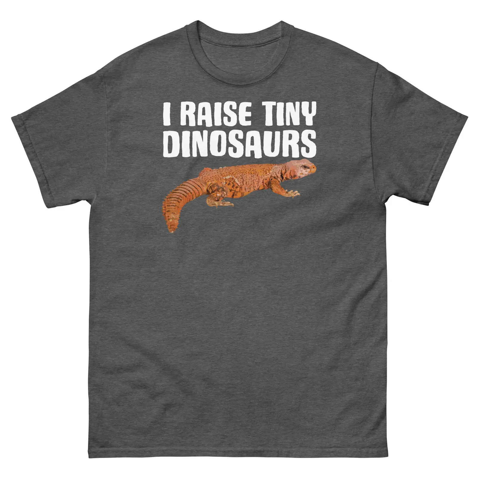 I Raise Tiny Dinosaurs Uromastyx Reptile Herbivore Lizard Men's Classic Tee