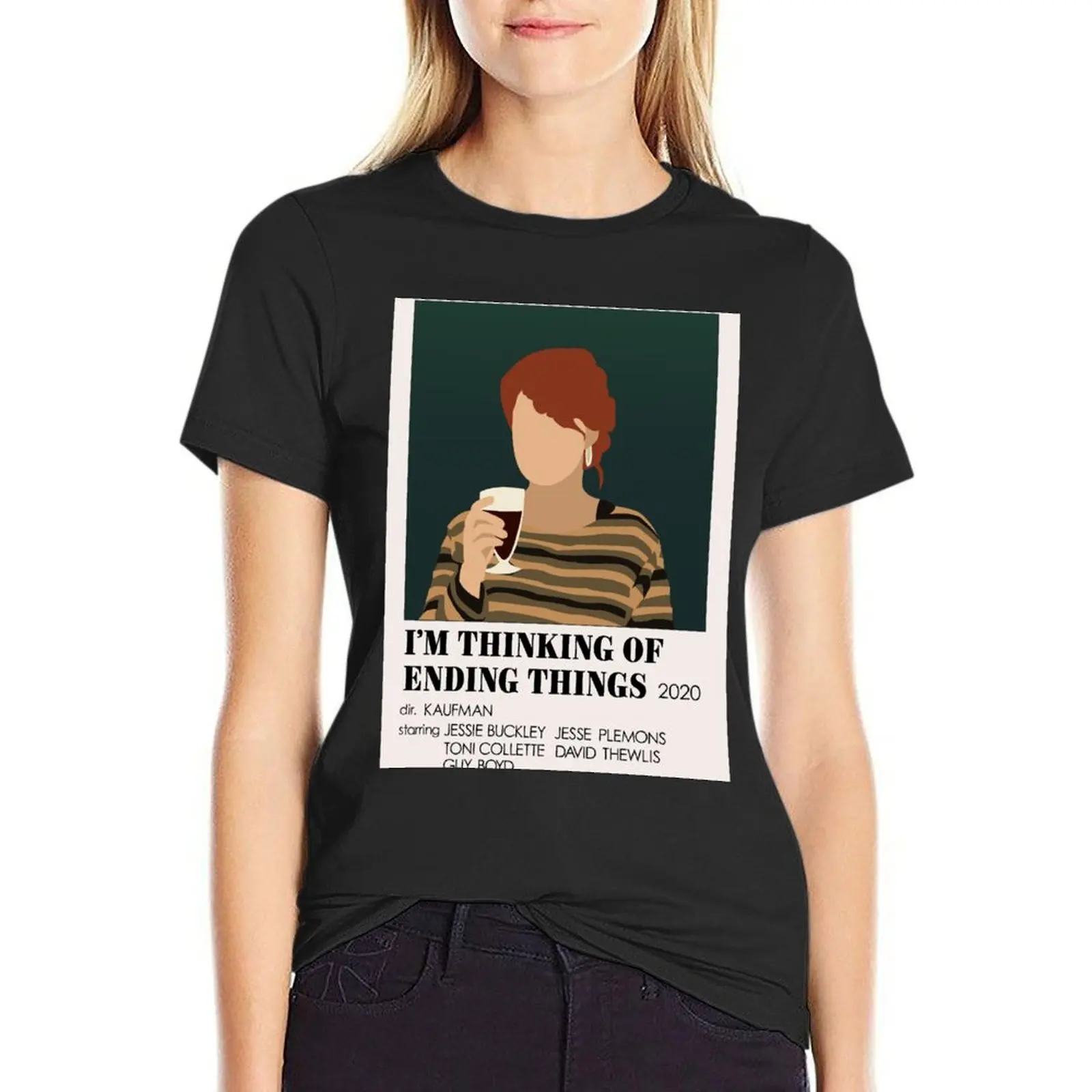 I'm Thinking Of Ending Things Minimalist Aesthetic Poster T-Shirt kawaii clothes vintage Aesthetic clothing womans clothing