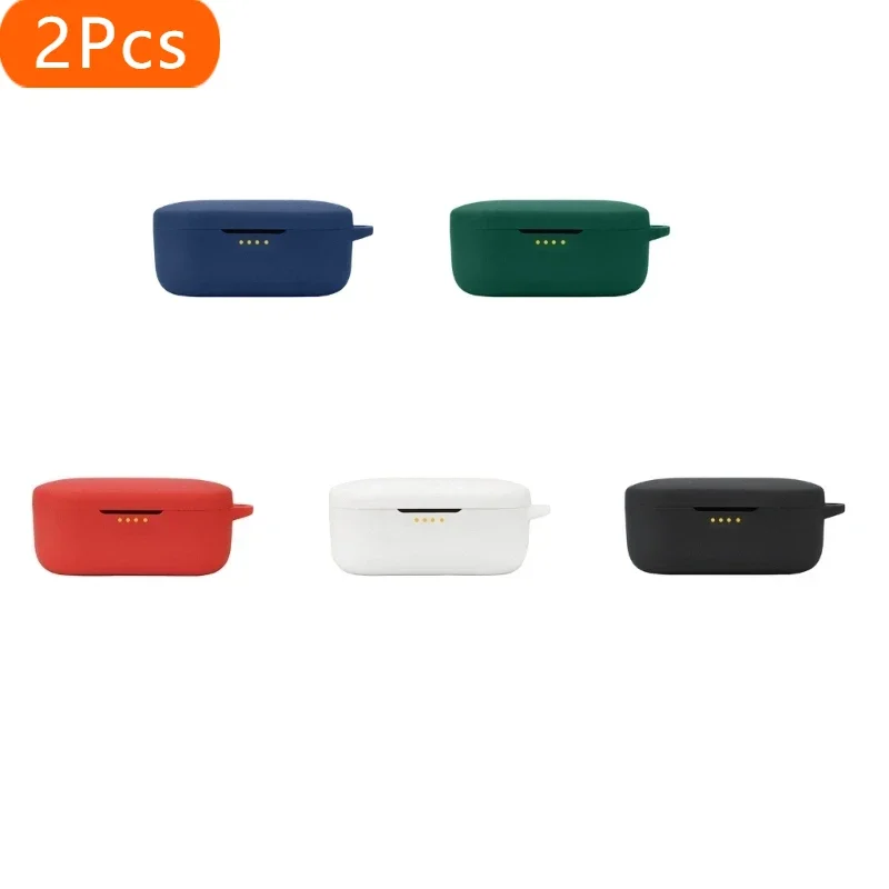 Housse de protection antichoc en Silicone pour couteurs sans fil Denon PerL Pro, 2 pices, tui Anti-poussire lavable