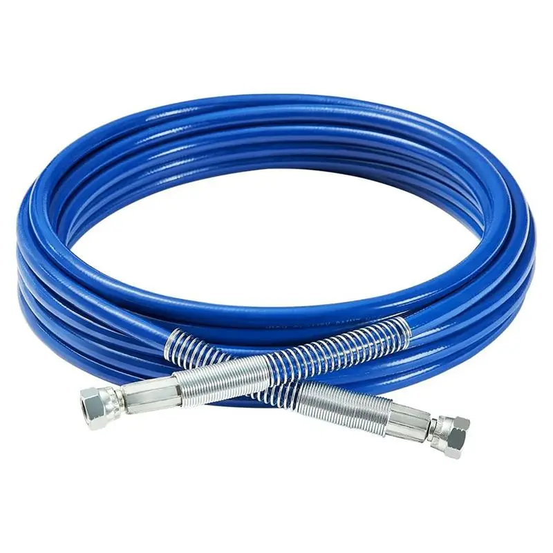 ABSJ-Paint Sprayer Hose 25FT Double Layer Braided Wire High Pressure Airless Upgraded 8500 PSI Paint Sprayer Tube 1/4