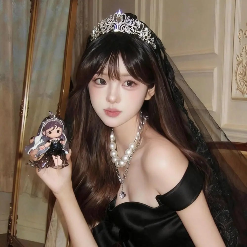 

Beautiful Luxury Baroque Pageant Crown Sparkling Rhinestone Bridal Crown Headwear Silver Queen Princess Tiara Birthday