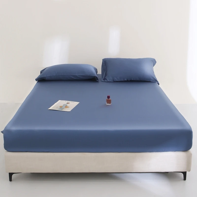 

Шелковые, как на ощупь, эвкалиптовый лиоцелл премиум-класса, шелковистые простыни, наволочки, гладкий комплект простыней, 3 шт., для обнаженного сна