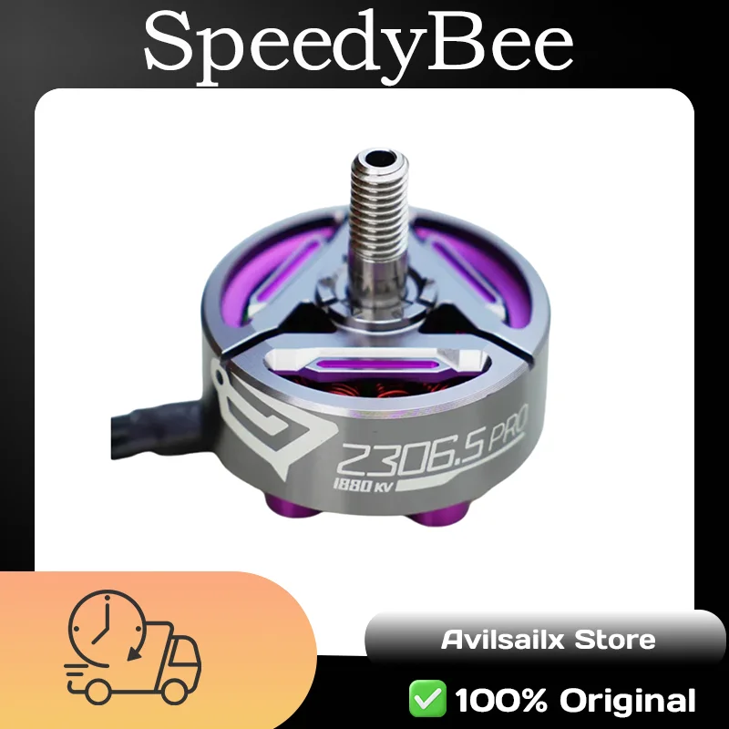 

SpeedyBee BeeStorm 2306.5 PRO 1880KV FPV Motor 5 Inch for 4S 6S Racing Drone Freestyle Compatible Mario5