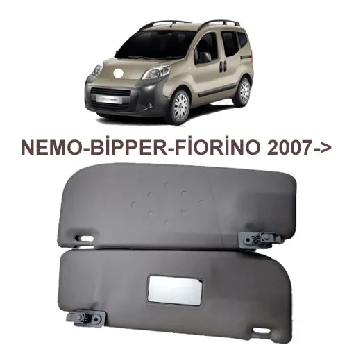 SUN VISOR RIGHT-LEFT HAND TOOL NEMO-BIPPER-FIORINO 2007- 1609010180-8143. 329464555