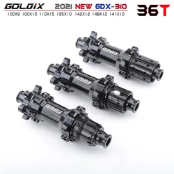 GOLDIX – moyeu droit de vtt GD310 28h, système de cliquet de 36T HG XD MS, Base de tour, pour roue libre SHIMANO/SRAM