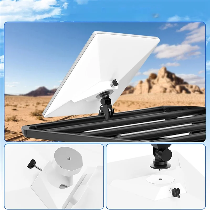 BB-для мини-крепления Starlink, регулируемый угловой зажим, крепление на столб для лестниц на колесах, направляющих для яхт и багажников на крышу для Starlinkmini