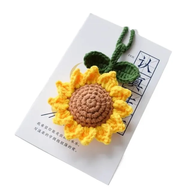 1067-69a64b.jpg Handmade Sunflower Bag Pendant