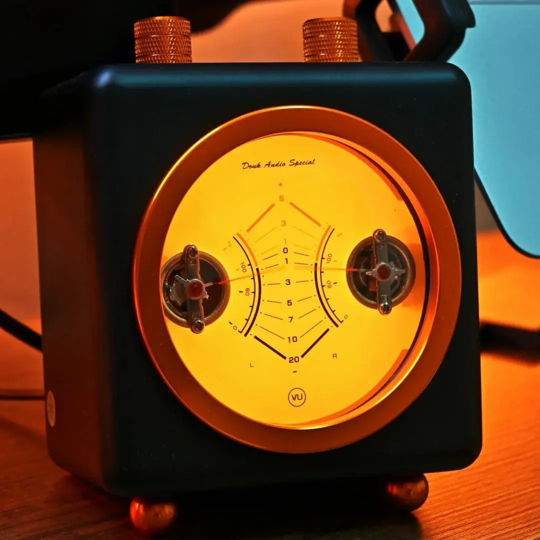 VU360 analog retro VU watch head pickup rhythm light music voice-activated ornament table gift