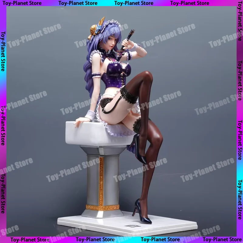 

В наличии 41,5 см Genshin Impact Beelzebul фигурка Raiden Shogun фигурки статуя периферия модель украшения индивидуальная подарочная игрушка