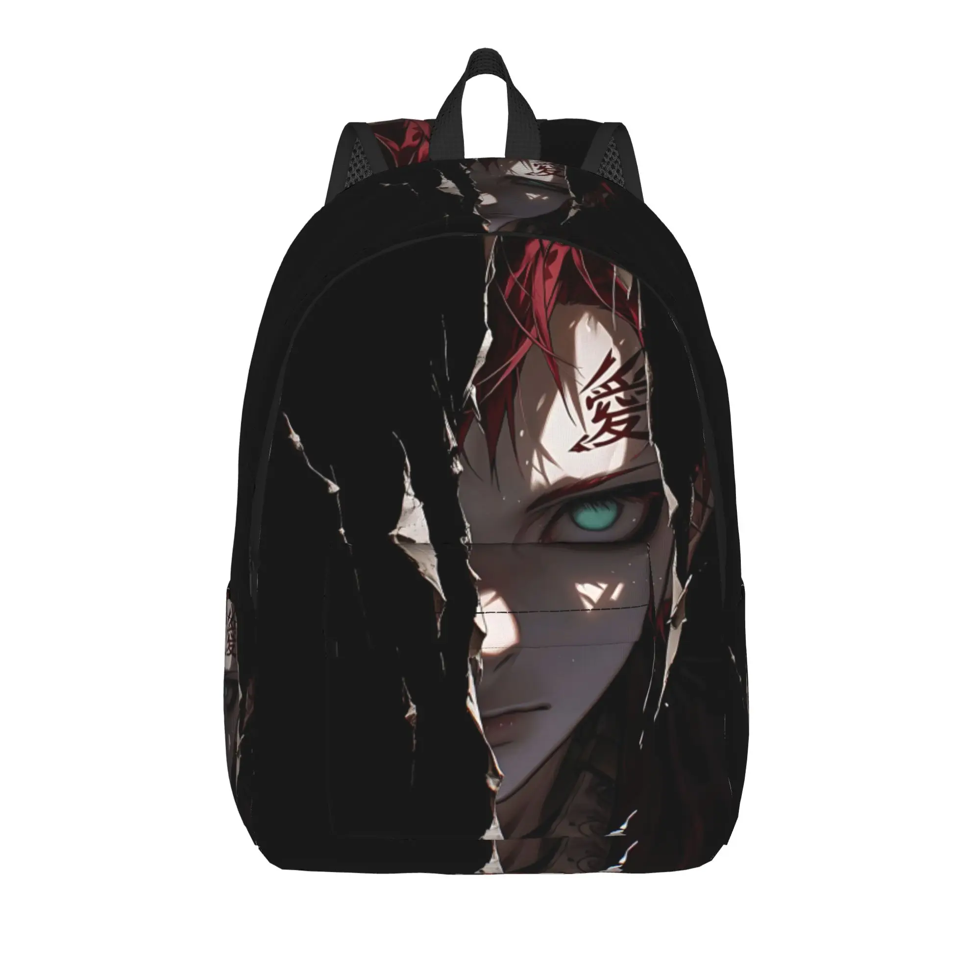 Fashion Naruto Anime Theme Backpack  Mochilas High Street Campus Zipper Closure Rucksack