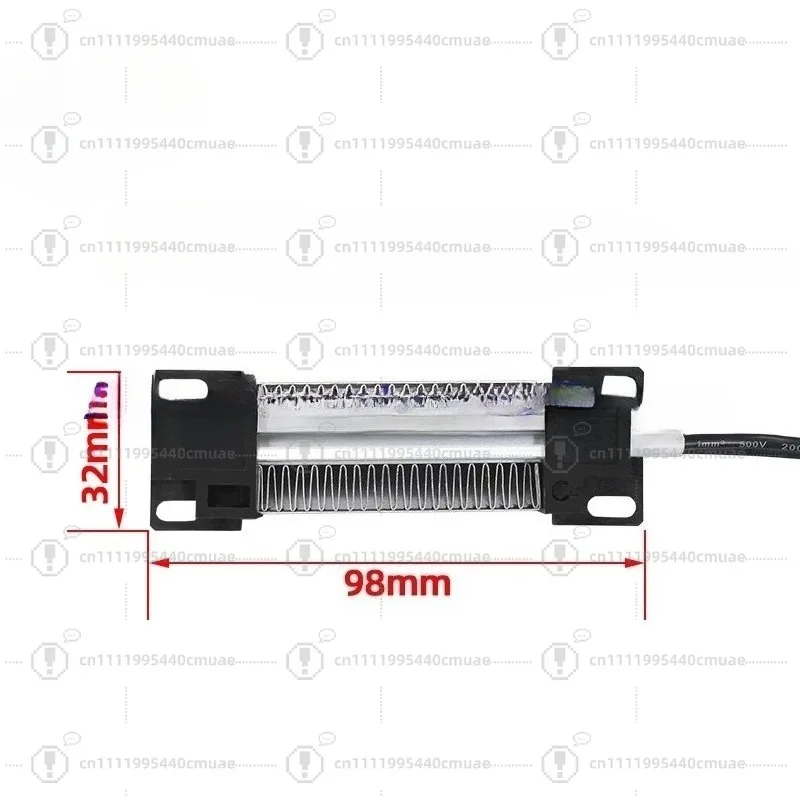 Factory direct sales 100W220V insulating ceramic PTC constant temperature air electric heater heating plate 54A1