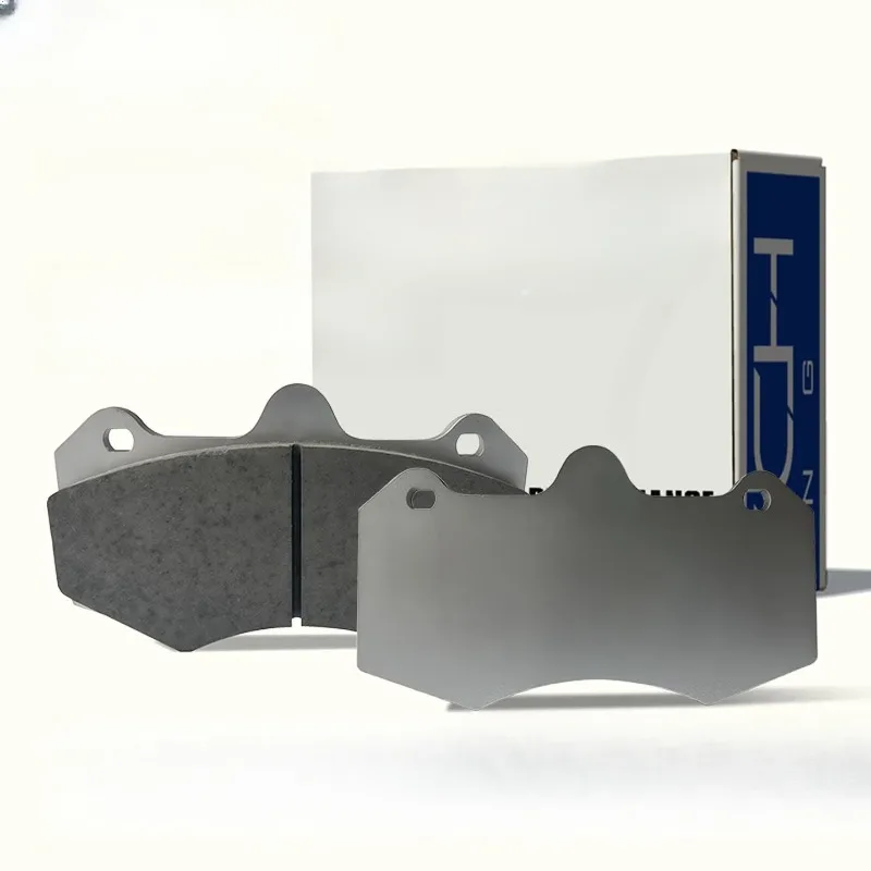 High-performance brake pads, original replacement with matching TEI modified calipers