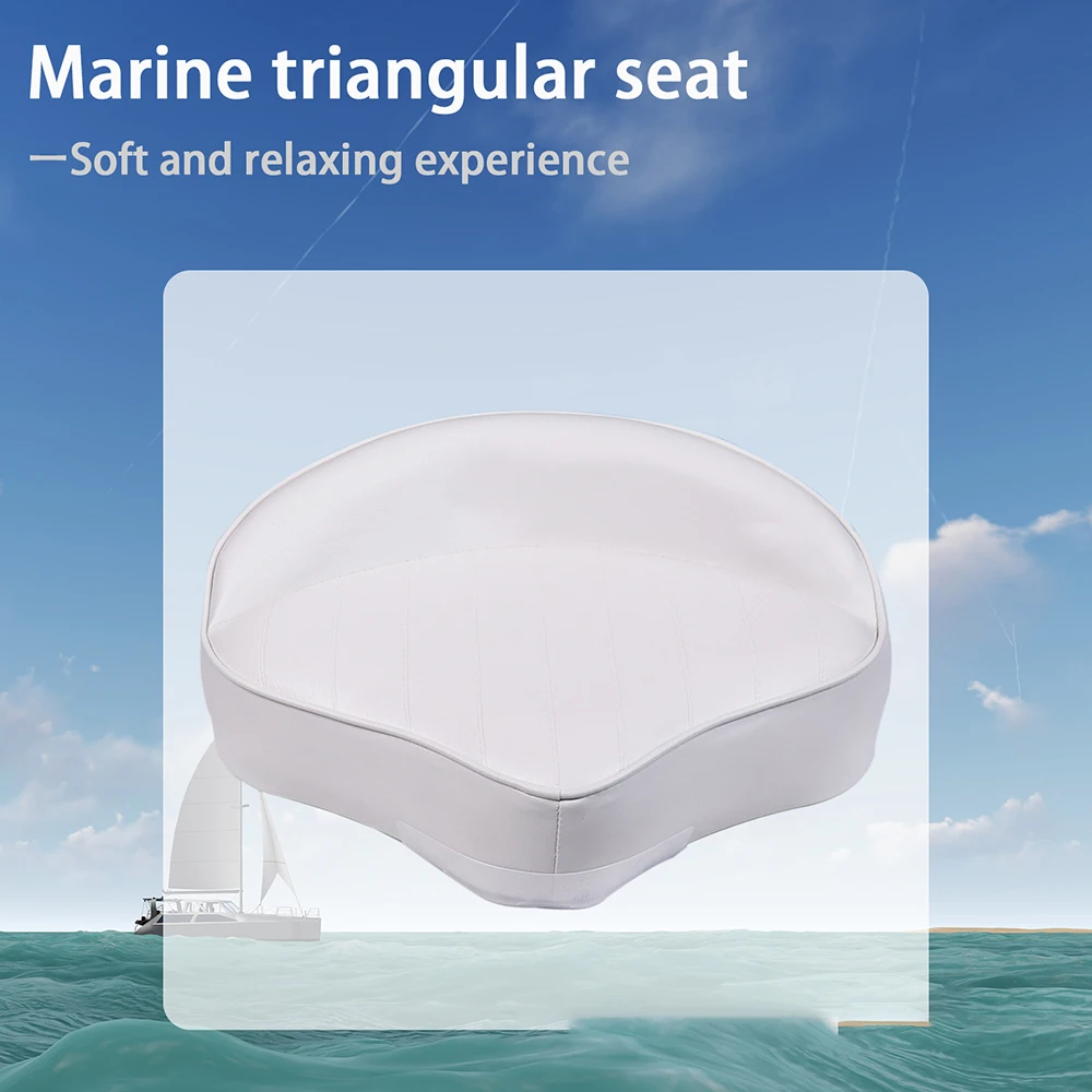 MARINE Waterproof Sunscreen PVC Leather Boat Seat Triangle Fishing Chair for Yacht Speedboat Outdoor Marine Accessories