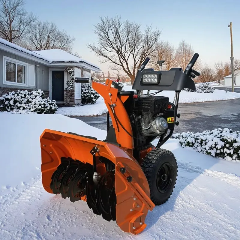 Procure Heavy Duty Truck Snow Blower Solving Cold Weather Engine Starting Problems For Large Residential Association Driveways