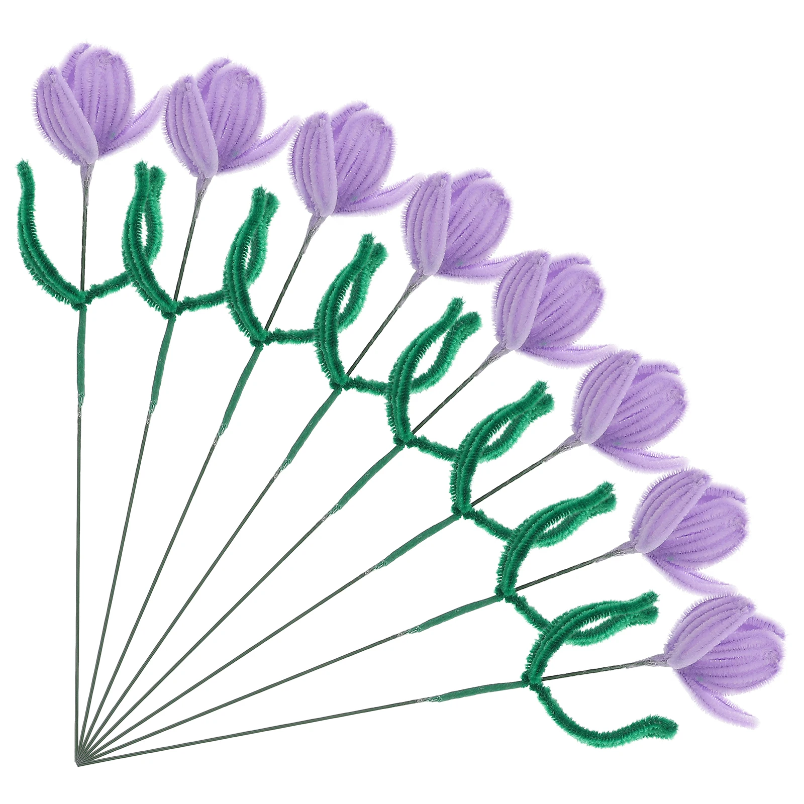 

Twisting Stick Bouquet Toys Flower Craft Kit Materials Chenille Stems Polyester Making Diy Accessories Sticks Supplies