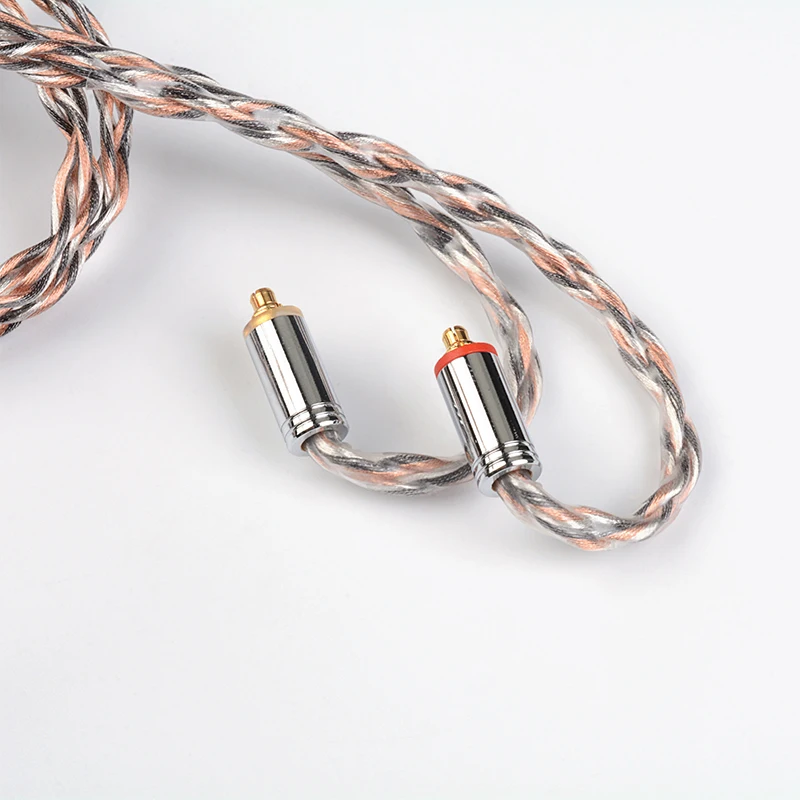 NiceHCK GrKing 플래그십 하이파이 이어폰 케이블, 7N 은 도금 OCC + 그래핀 OCC, 3-in-1 분리형 플러그, HEXA Rinko용 2 핀 MMCX