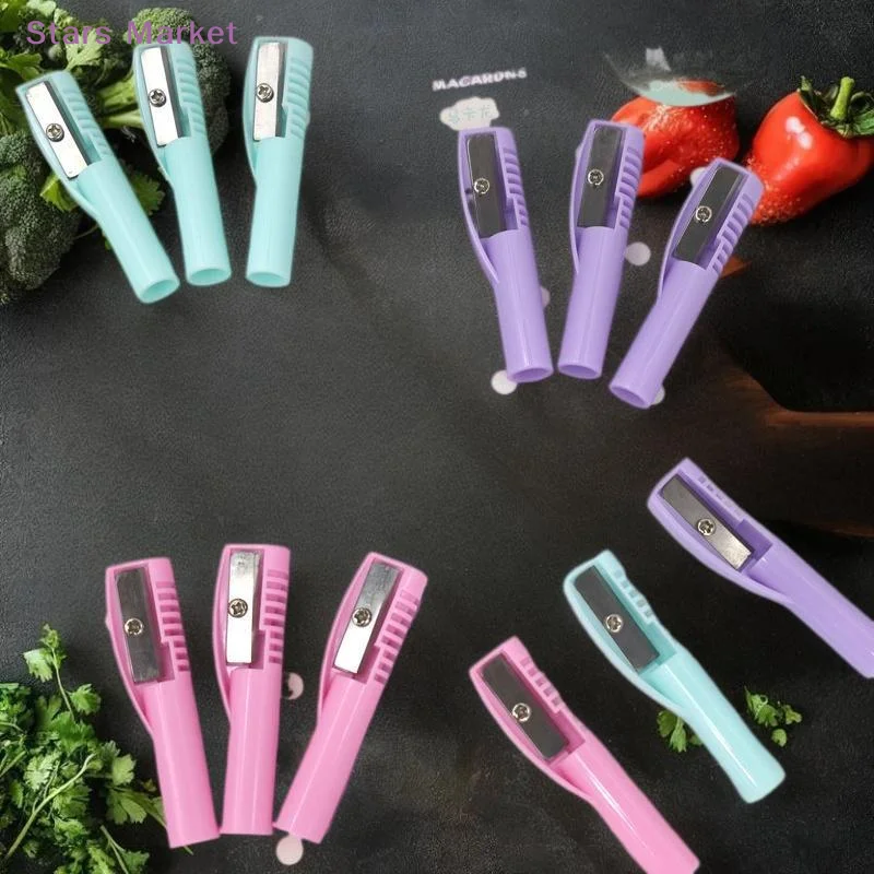 New 1/3PCS Multi-Functional Manual Pencil Sharpener With Protective Knife Cap Feature Portable Stationery For School Supplies