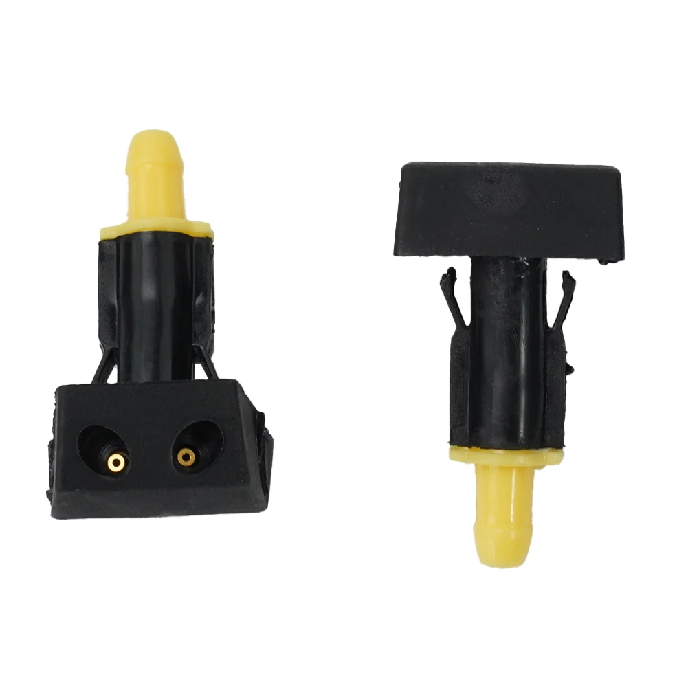 2pcs Car Windshield Washer Water Jet Spray Nozzle For Nissan TIIDA Windscreen Washer Nozzle Sprayer Auto Accessories