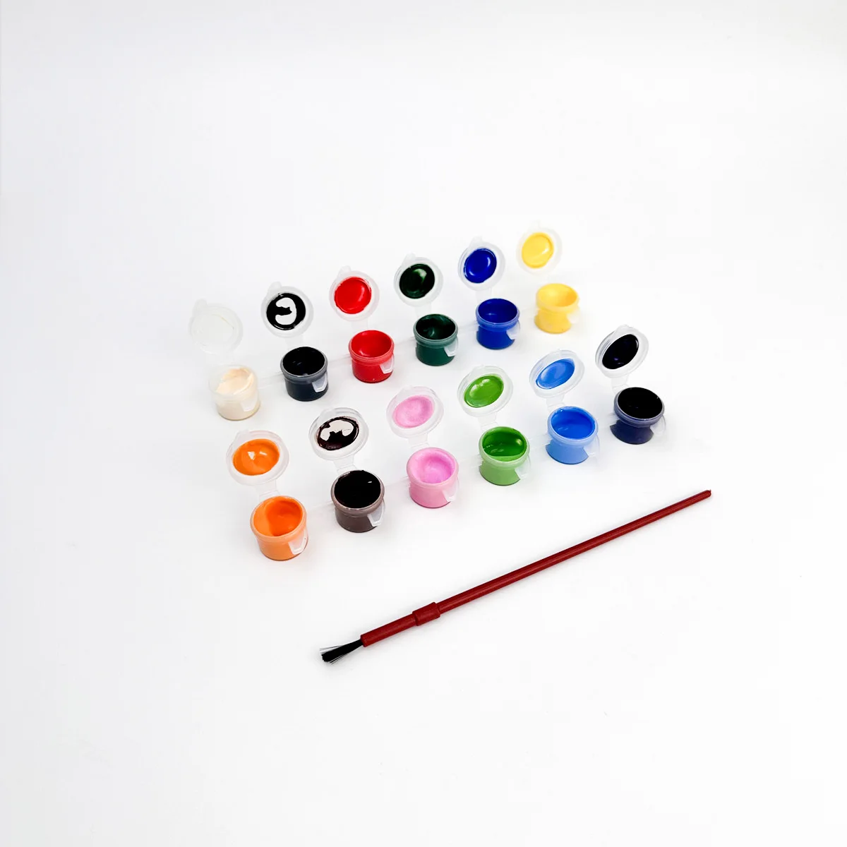 12 color Watercolor paint set Portable watercolor paint with water brush pens school art supplies