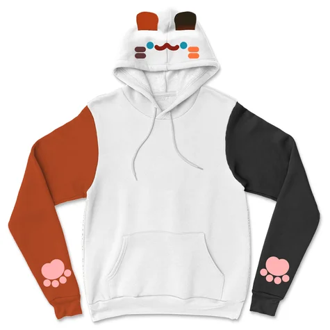 Sudadera con capucha de bloques de Color para hombre y mujer, ropa de calle de manga larga con estampado de mimb Cuptoast Kitty, Ranboo Dream Team, Merch SMP, Invierno