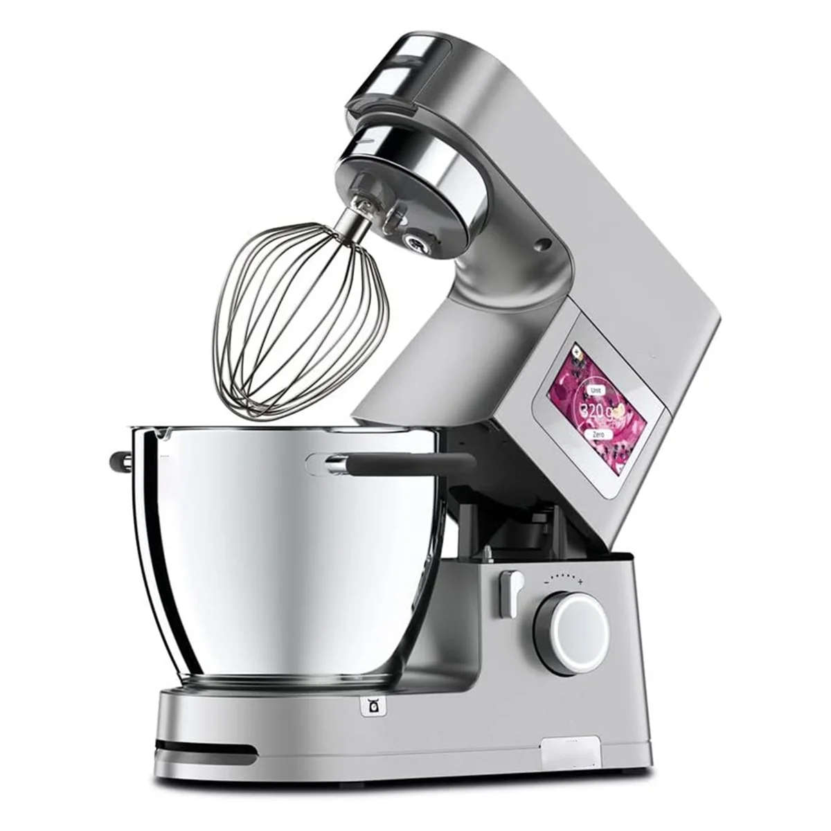 Y02ASEdelstahl-Schneebesen, Zubehör für Kenwood-Küchenmaschinen, Ballon-Schneebesen, geeignet für alle Chef XL-Küchenmaschinen